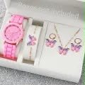 5/6PCS Women Watches Fashion Silicone Band Women Quartz Watches Jewelry Set Reloj Mujer Girls Clock (Without Box)